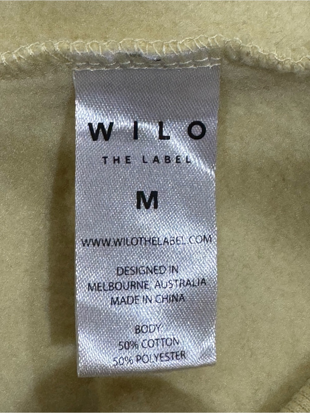 Wilo the Label Wellness Club Yellow Bubble Crewneck Sweatshirt Women’s Medium - Picture 5 of 5